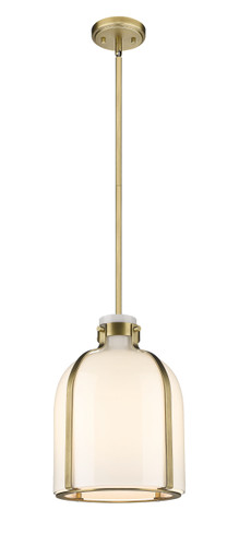 Z-Lite Pearson 1 Light Pendant in Rubbed Brass (818-9RB)