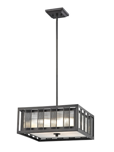 Meridional 4 Light Pendant in Bronze (Z18-58P-C)