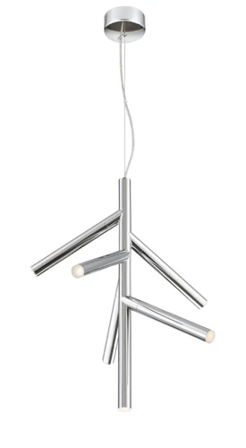 Z-Lite Forest 6 Light Pendant in Chrome (917-6CH-LED)