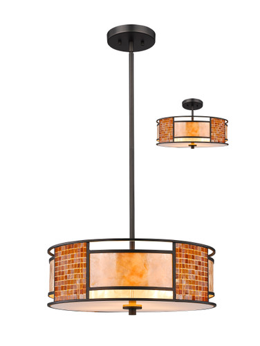 Parkwood 3 Light Pendant in Bronze (Z18-55P-C)