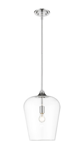 Joliet 1 Light Pendant in Chrome (473P12-CH)