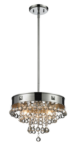 Iluva 3 Light Pendant in Chrome  (612-14CH)