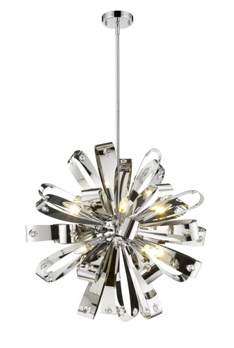 Vex 8 Light Pendant In Chrome (9001P26-CH)