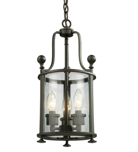 Wyndham 3 Light Pendant in Bronze (135-3)