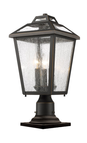 Bayland 3 Light Outdoor Pier Mount Light in Oil Rubbed Bronze (539PHMR-533PM-ORB)