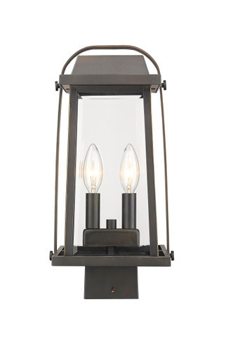 Millworks 2 Light Outdoor Post Mount Fixture in Oil Rubbed Bronze (574PHMS-ORB)