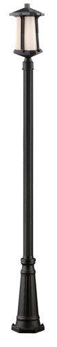 Harbor Lane 1 Light Outdoor Post Mount In Black (542PHB-519P-BK)