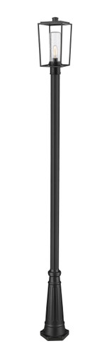 Sheridan 1 Light Outdoor Post Mounted Fixture in Black (594PHMR-519P-BK)