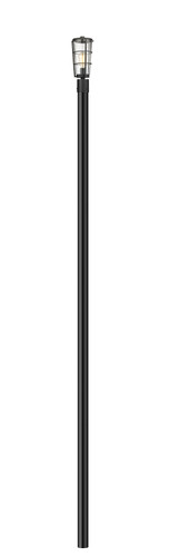 Helix 1 Light Outdoor Post Mount In Black (591PHM-500P120-BK)