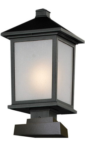 Holbrook Outdoor Post Light in Black (537PHB-SQPM-BK)