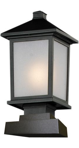 Holbrook Outdoor Post Light in Black (537PHM-SQPM-BK)