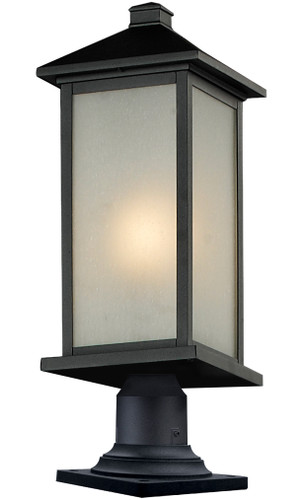 Vienna Outdoor Pier Mount in Black (547PHBR-533PM-BK)