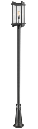 Fallow 1 Light Outdoor Post Mounted Fixture in Black (565PHBR-519P-BK)