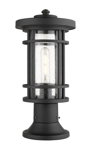 Jordan 1 Light Outdoor Pier Mounted Fixture in Black (570PHM-553PM-BK)