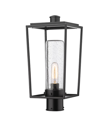 Sheridan 1 Light Outdoor Post Mount Fixture in Black (594PHMR-BK)