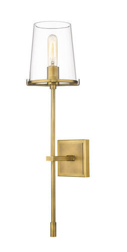 Callista 1 Light Wall Sconce in Rubbed Brass (3032-1S-RB)