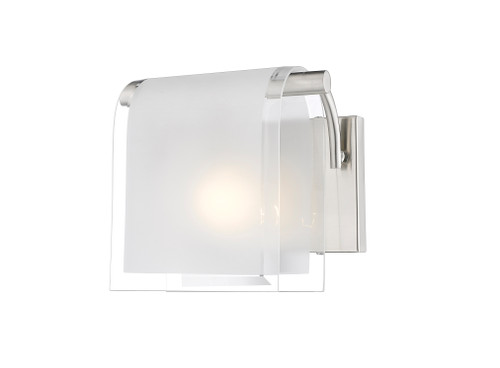 Zephyr 1 Light Wall Sconce in Brushed Nickel (169-1S-BN)