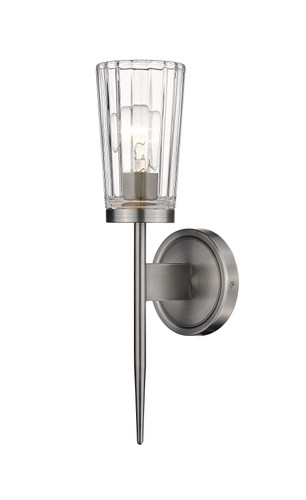 Flair 1 Light Wall Sconce in Antique Nickel (1932-1S-AN)