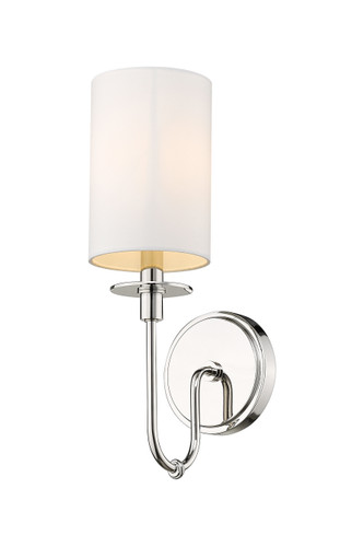 Ella 1 Light Wall Sconce in Polished Nickel (809-1S-PN)