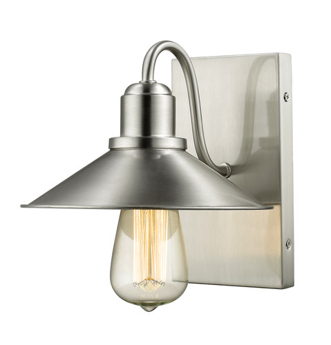 Casa 1 Light Wall Sconce in Brushed Nickel (613-1S-BN)