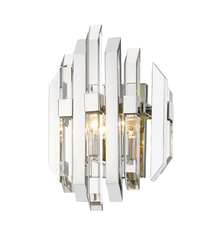 Bova 2 Light Wall Sconce in Polished Nickel (4006S-PN)