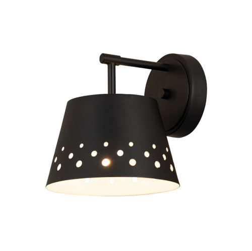 Katie 1 Light Wall Sconce in Matte Black (6014-1S-MB)