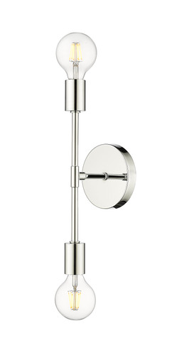 Modernist 2 Light Wall Sconce in Chrome (731-2S-CH)