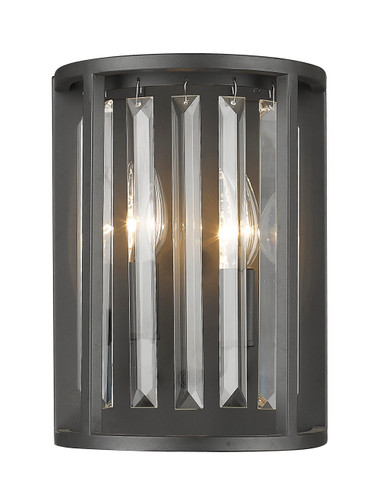 Monarch 2 Light Wall Sconce in Bronze (439-2S-BRZ)