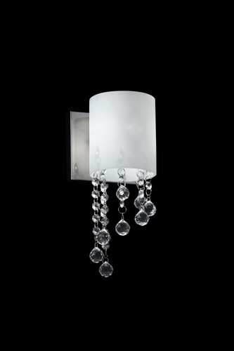 Jewel 1 Light Wall Sconce in Chrome (871CH-1S-LED)
