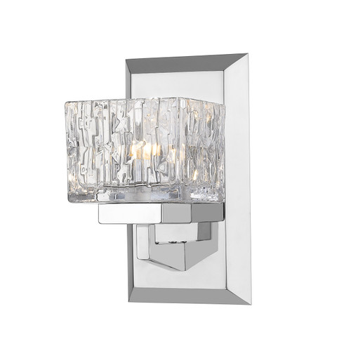 Rubicon 1 Light Wall Sconce in Chrome (1927-1S-CH)