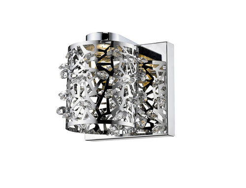 Fortuna 1 Light Wall Sconce in Chrome  (906-1S-LED)