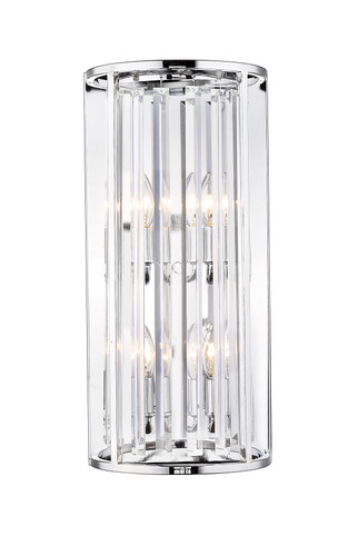 Monarch 4 Light Wall Sconce in Chrome (439-4S-CH)