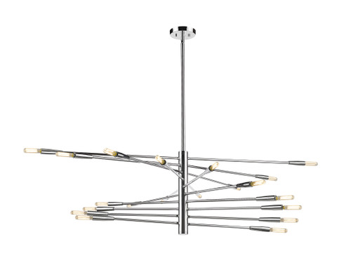 Z-Lite Ascension 20 Light Chandelier in Chrome (737-20CH)