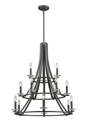 Verona 15 Light Chandelier In Bronze (2010-15BRZ)