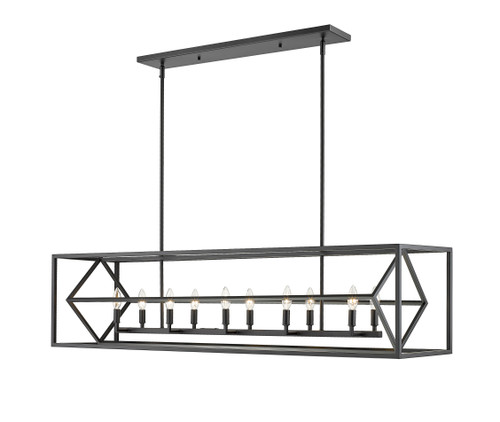 Euclid 10 Light Island in Matte Black (457-10L-MB)