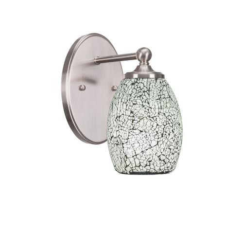 Capri 1 Light Wall Sconce In Brushed Nickel (5911-BN-4165)