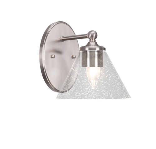 Capri 1 Light Wall Sconce In Brushed Nickel (5911-BN-302)