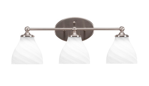 Capri 3 Light Vanity In Brushed Nickel (5913-BN-4761)