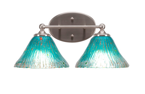 Capri 2 Light Vanity In Brushed Nickel (5912-BN-458)