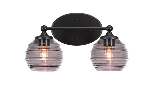 Capri 2 Light Vanity In Matte Black (5912-MB-5112)