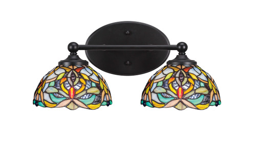 Capri 2 Light Vanity In Matte Black (5912-MB-9905)