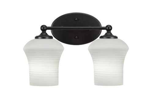 Capri 2 Light Vanity In Matte Black (5912-MB-681)