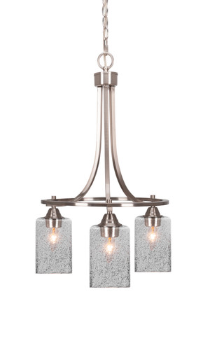 Paramount 3 Light Chandelier In Brushed Nickel (3413-BN-3002)