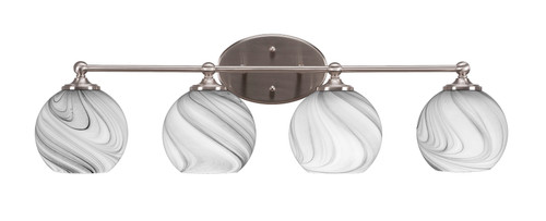 Capri 4 Light Vanity In Brushed Nickel (5914-BN-4109)