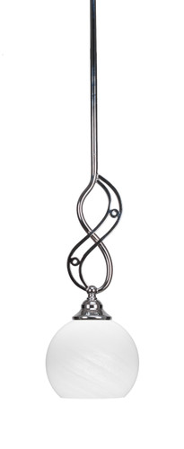 Jazz 1 Light Mini Pendant In Chrome (232-CH-4101)