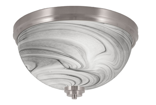 3 Light Flush Mount In Brushed Nickel (826-BN-9)