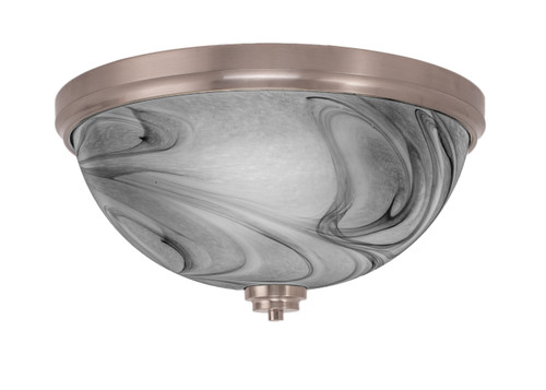 4 Light Flush Mount In Brushed Nickel (828-BN-9)