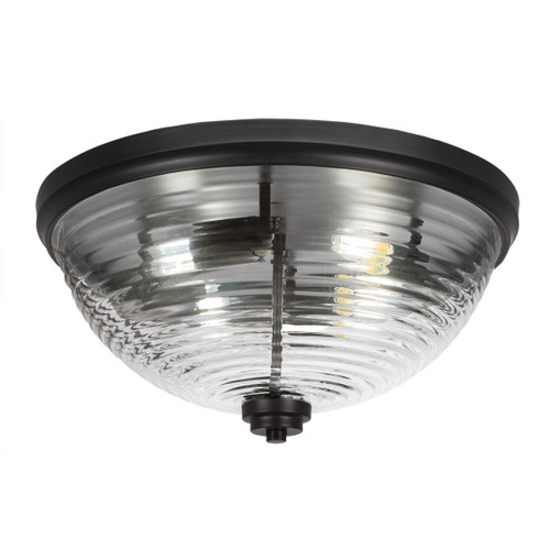 4 Light Flush Mount In Matte Black (828-MB-6)