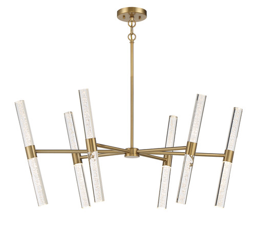 Arlon 12-Light LED Chandelier in Warm Brass (1-1733-12-322)