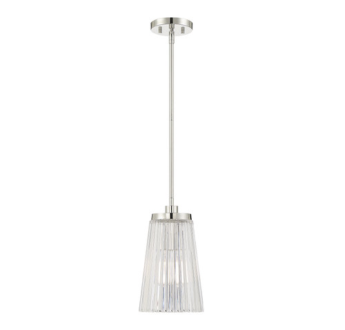 Savoy House Chantilly 1-Light Pendant in Polished Nickel (7-1742-1-109)